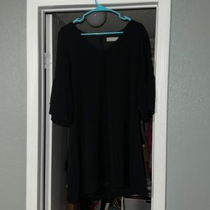 Super cute black dress. Modern/ church dress.